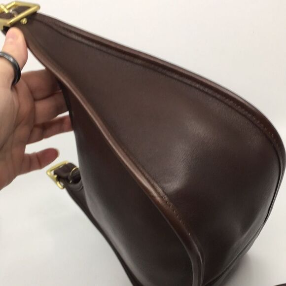 Vintage Coach 9950 Janice’s Legacy Style 9950 Mahogany glove tanned leather - Picture 5 of 17